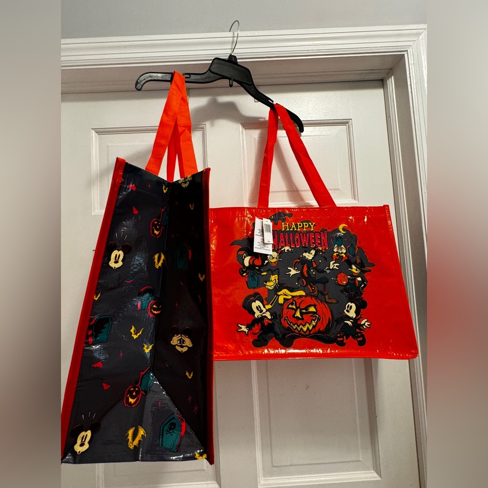 Set of 2 Disney Halloween Totes/Reusable Bags